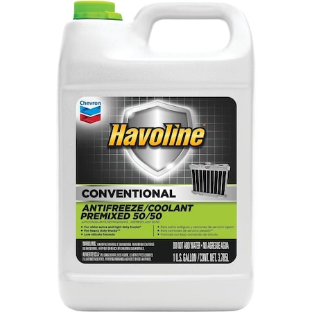 Havoline Conventional Gallon 50/50 Pre-Diluted -34 F to 265 F Automotive Antifreeze 226821490